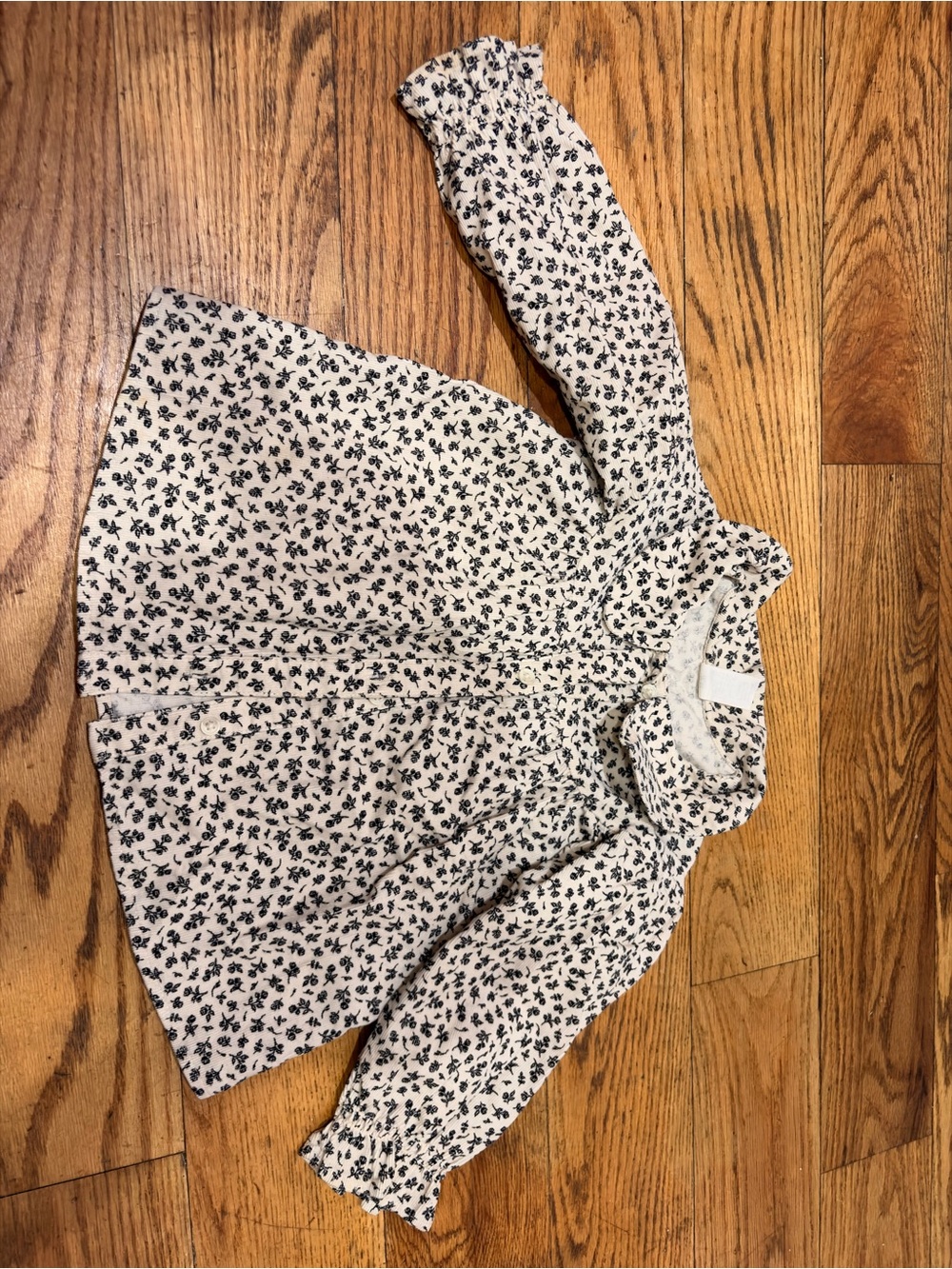 H&M Cream Floral Kids Jacket/Coat